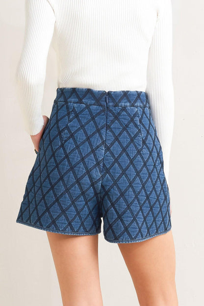 Modernluxe Quilted Woven Short