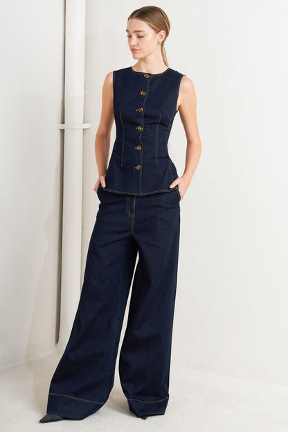 Euro City Denim Pants