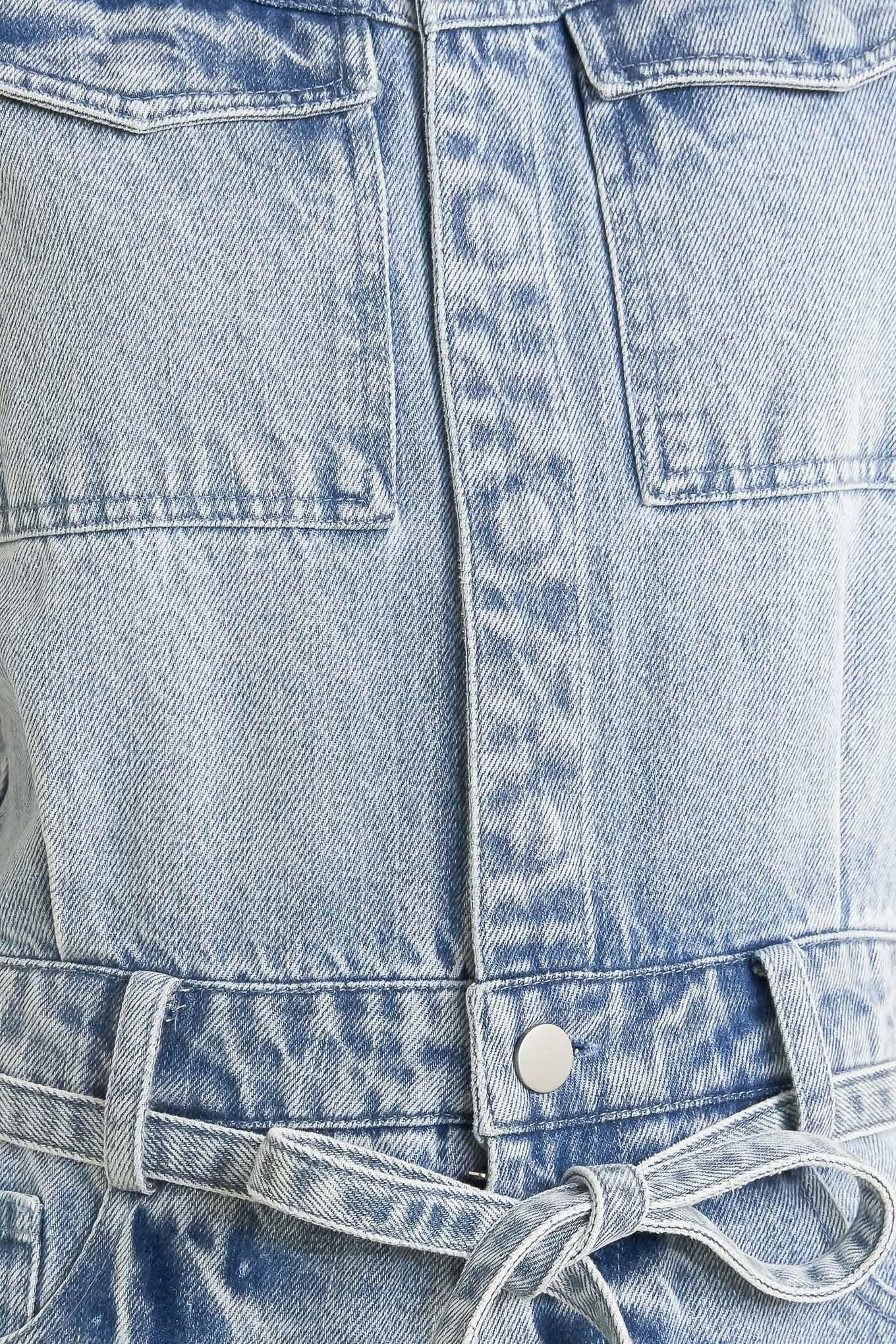 On My Way Denim Jumpsuit