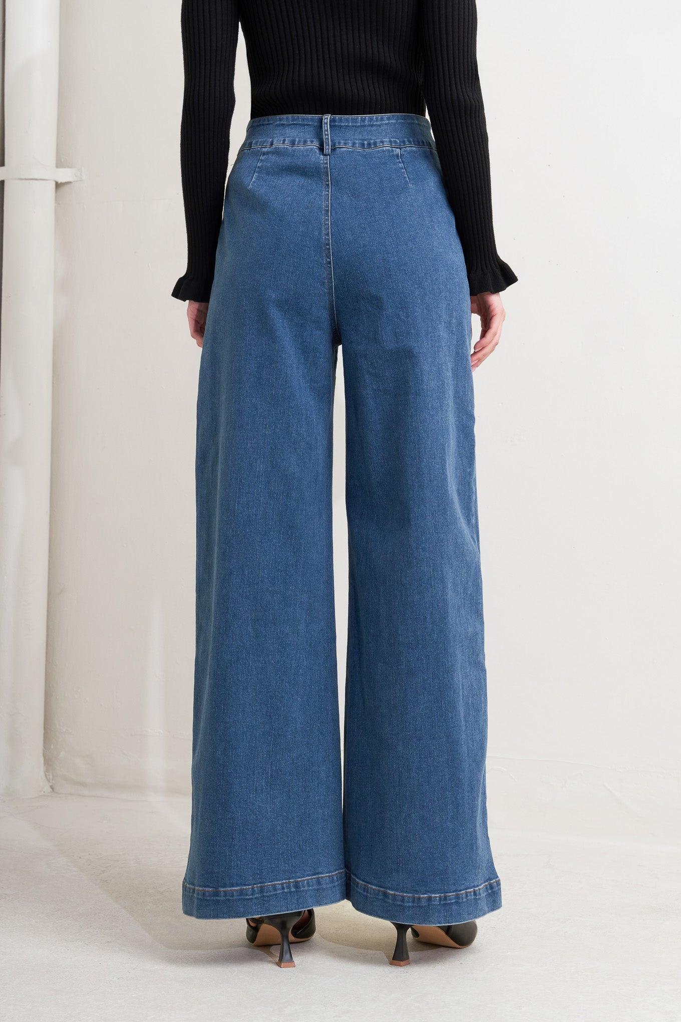 Timeless Blue Denim Pants