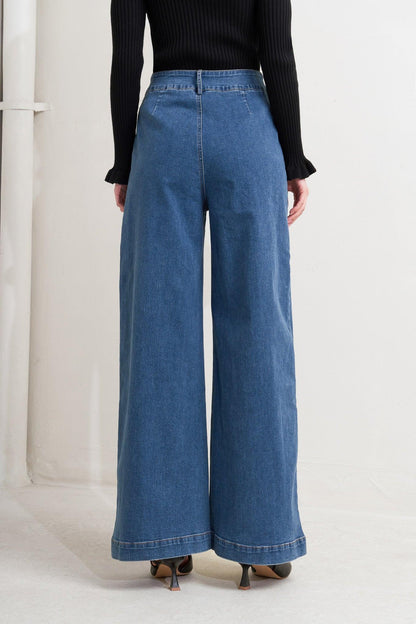 Timeless Blue Denim Pants