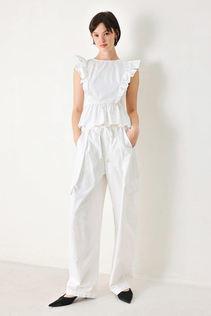 Crisp Essential Woven Ballon Pants
