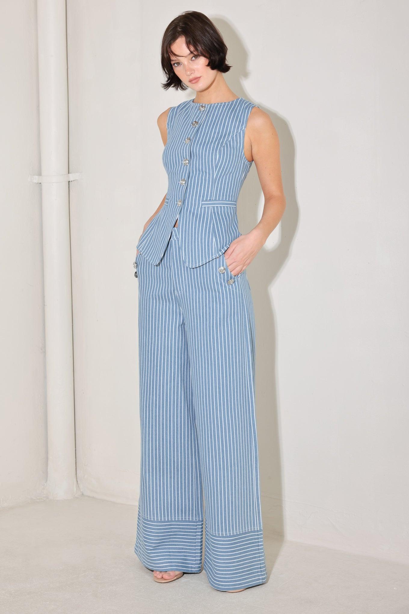 Pinstripe Prestige Woven Pants