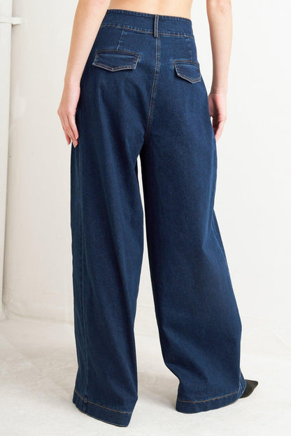 Quiet Luxe Denim Pants