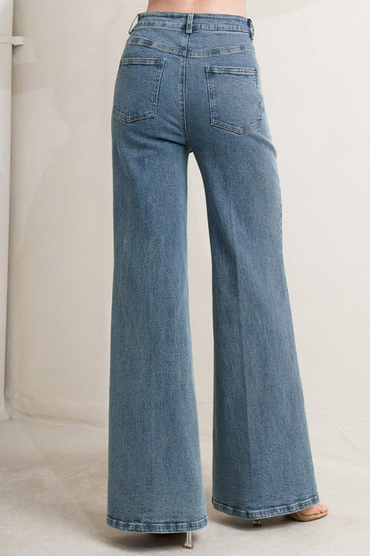 No Second Thought Washed Denim Pants