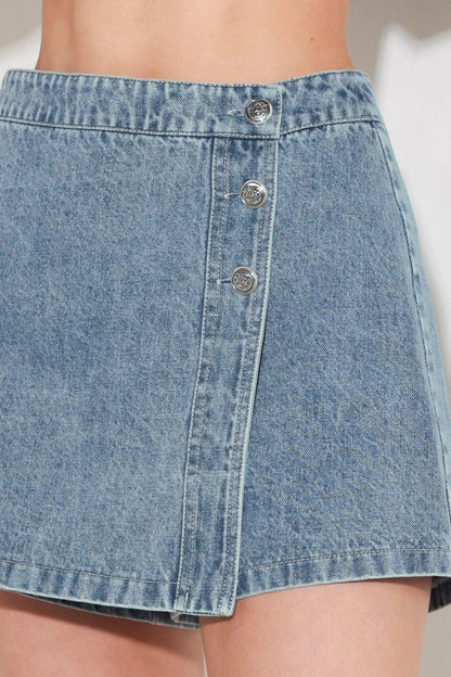 Street Muse Denim Skort