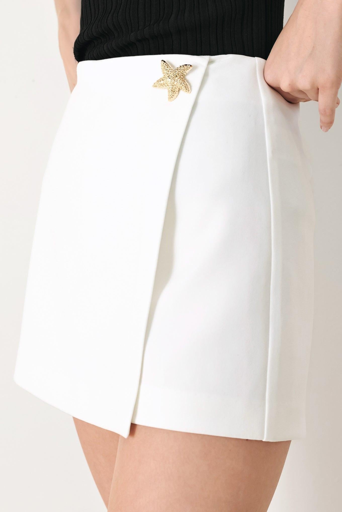 Beach Glam Woven Skort