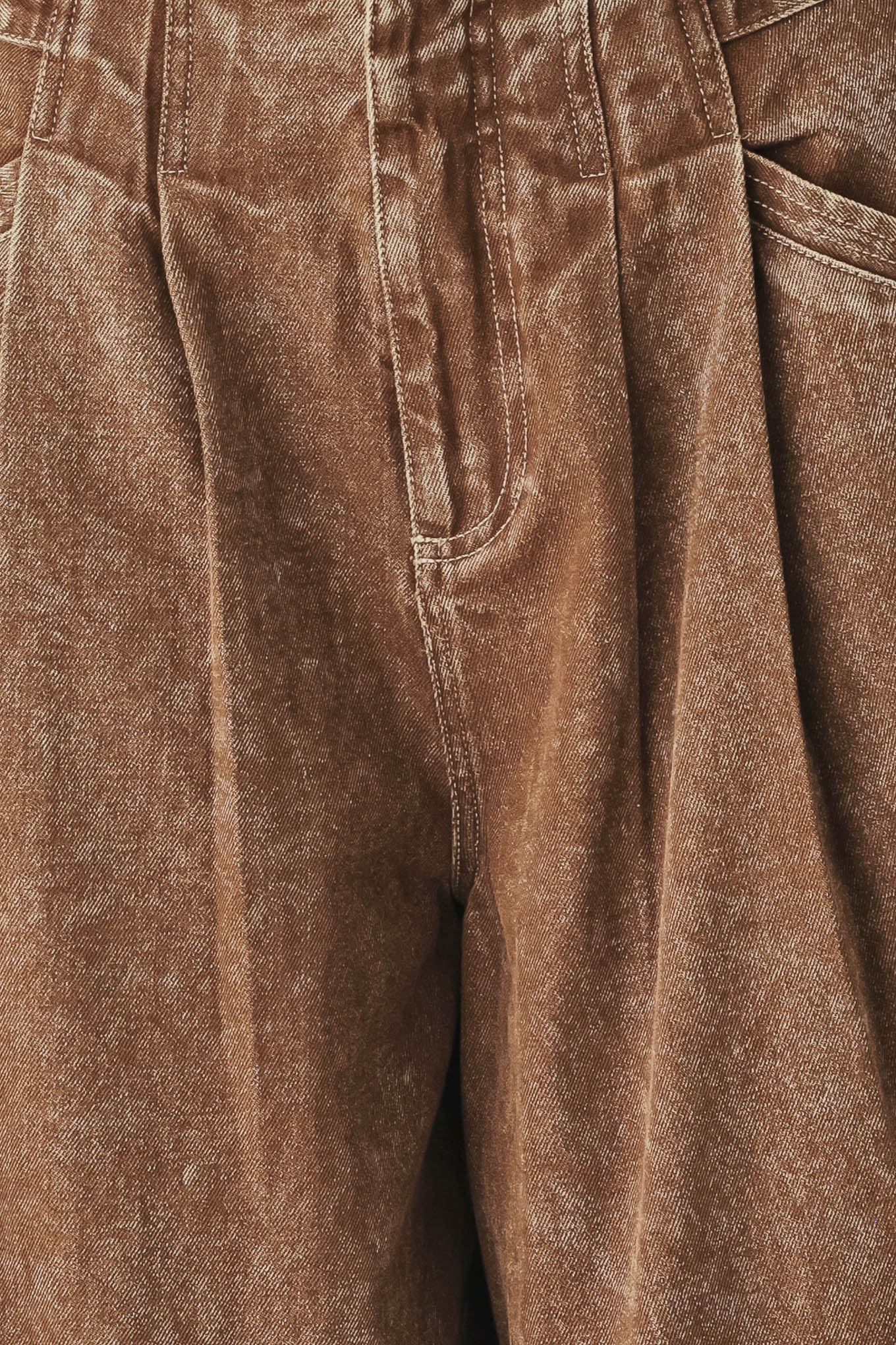 Vintage Brown Denim Pants