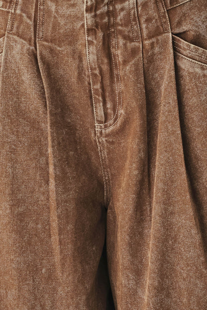 Vintage Brown Denim Pants
