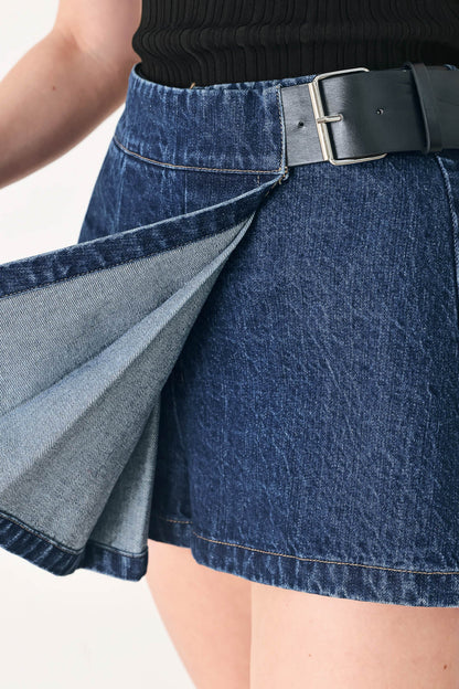 Off Duty Denim Skort