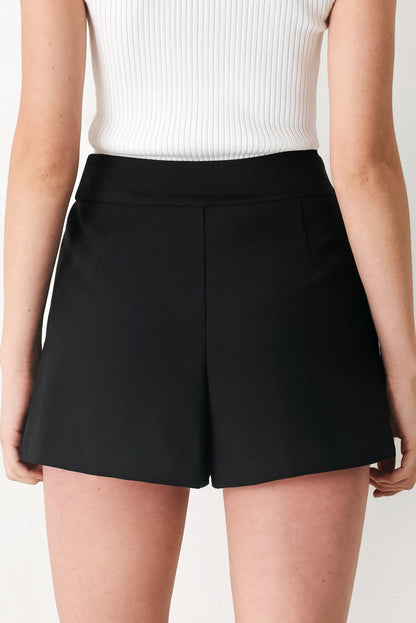 Noir Flirt Denim Skort