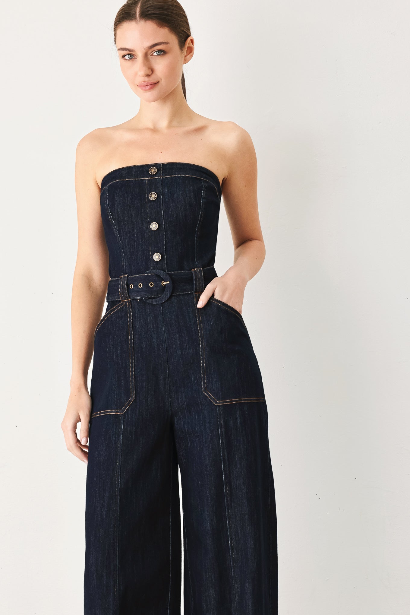 It Girl Denim Jumpsuit