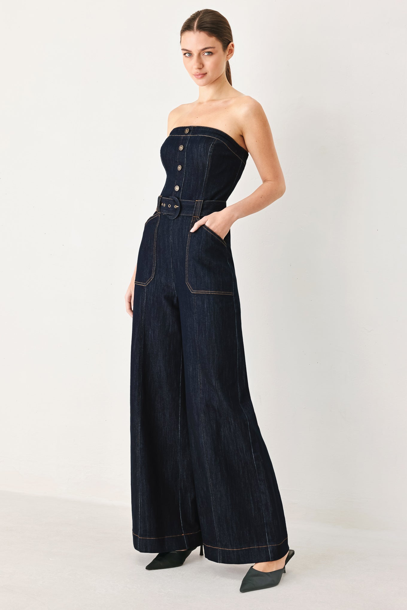 It Girl Denim Jumpsuit