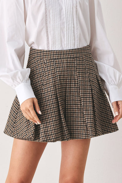 Tweed Academy Woven Skort