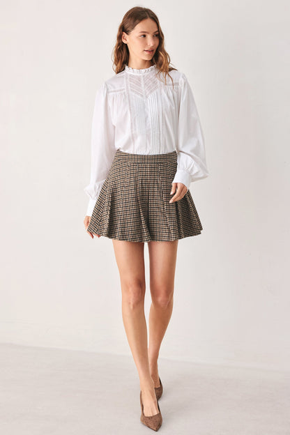 Tweed Academy Woven Skort