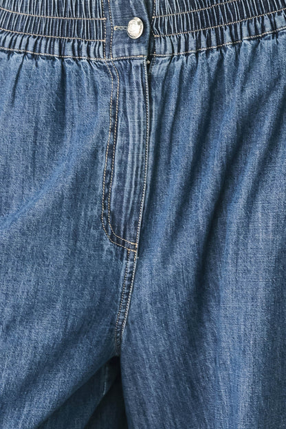 Indigo Comfort Line Denim Pants