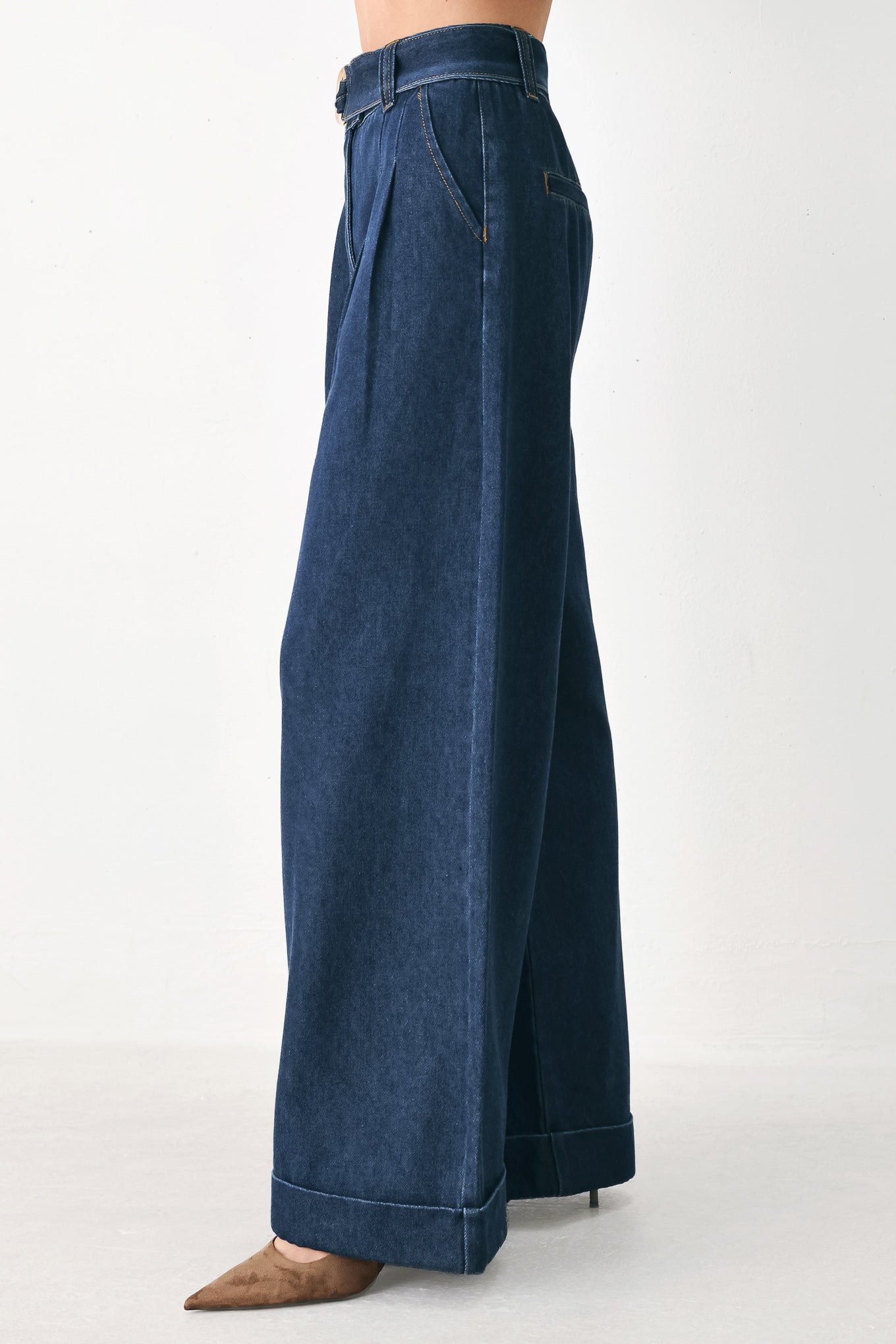 Deep Indigo Modern Muse Denim Pants