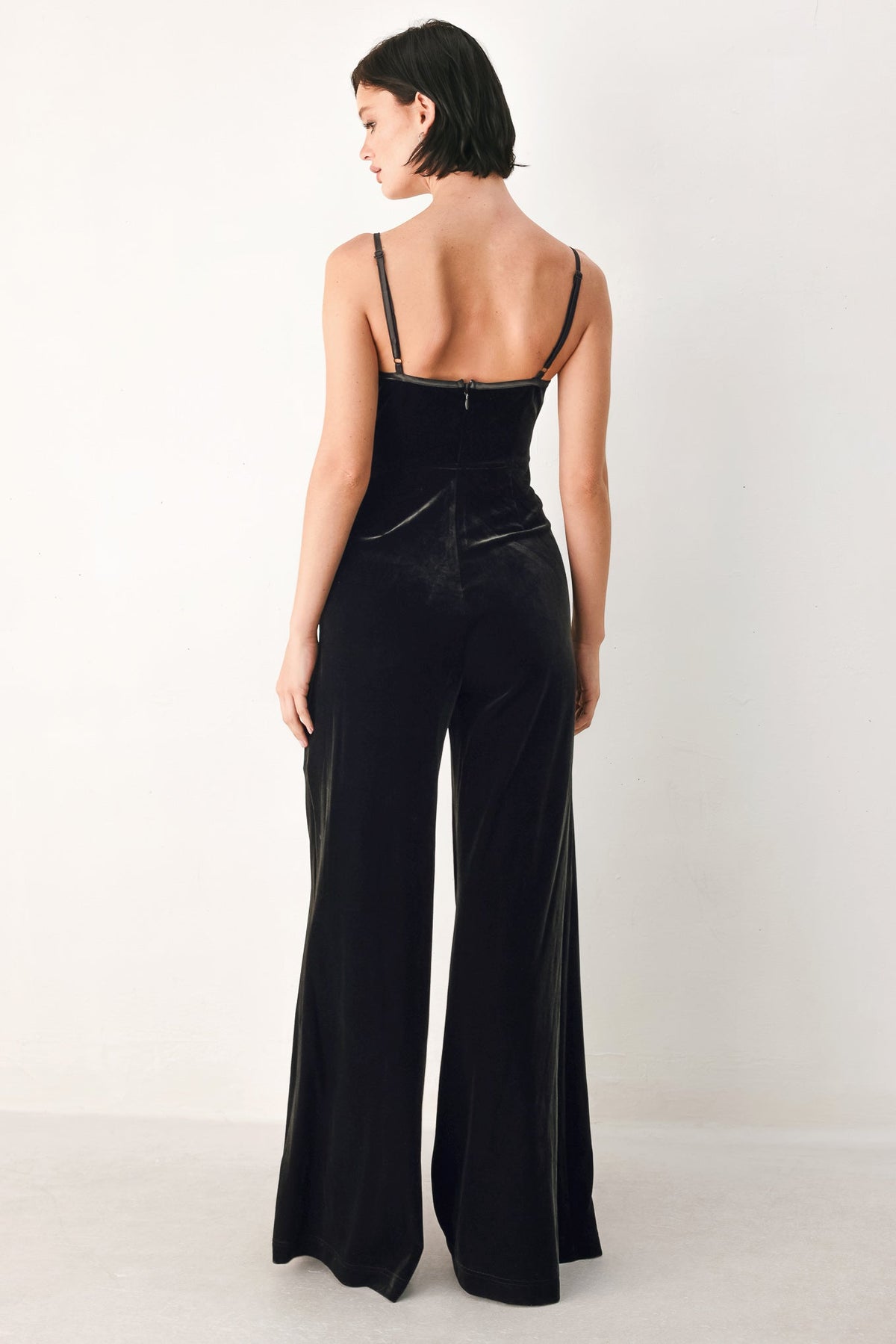 Velvet Hour Sweetheart Wide Leg Jumpsuit