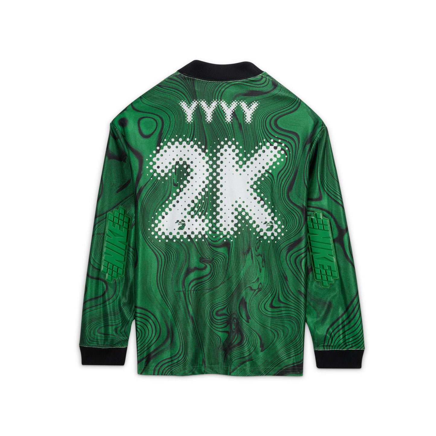 Nike Men's X Off-White Allover Print Jersey 'Kelly Green' Jerseys