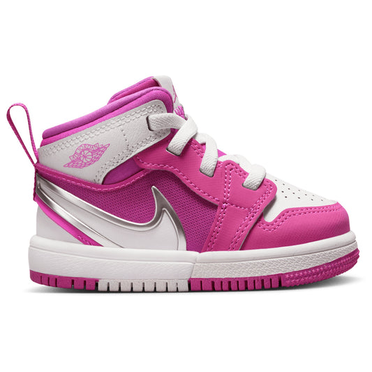 [fq1283-601] Toddlers Air Jordan Retro 1 Mid Rm Easyon 'fire Pink'