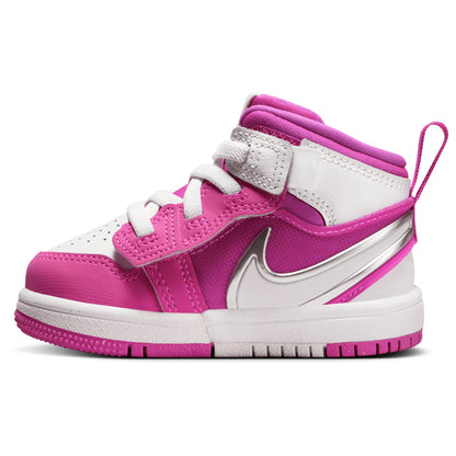 [fq1283-601] Toddlers Air Jordan Retro 1 Mid Rm Easyon 'fire Pink'