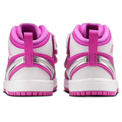 [fq1283-601] Toddlers Air Jordan Retro 1 Mid Rm Easyon 'fire Pink'
