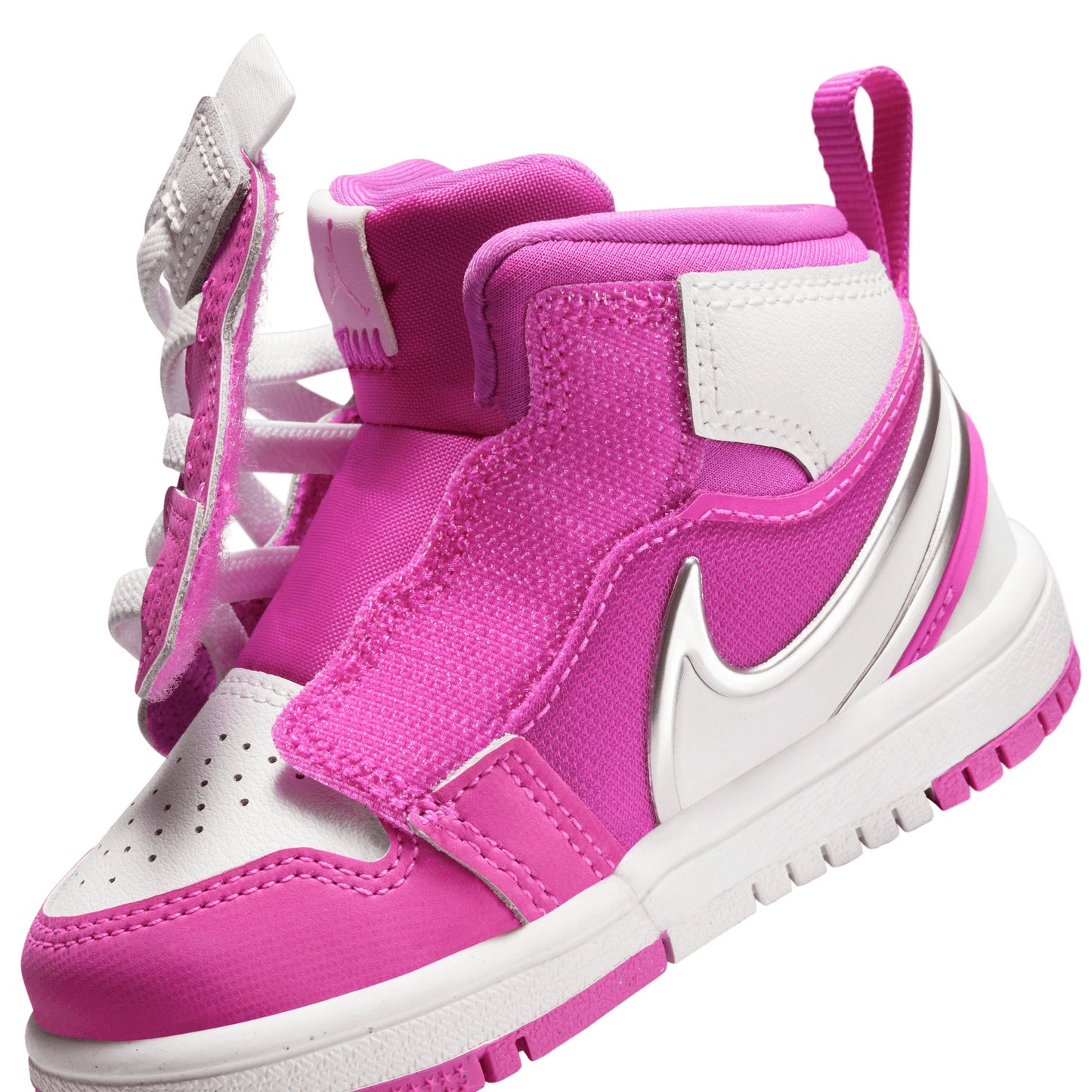 [fq1283-601] Toddlers Air Jordan Retro 1 Mid Rm Easyon 'fire Pink'