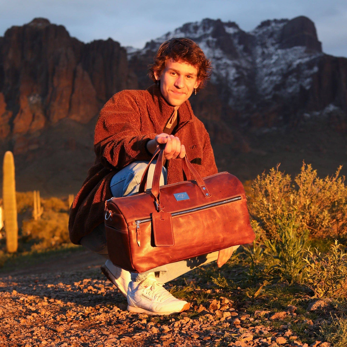 Luxury Leather Duffel Bag - Lifetime Leather Co