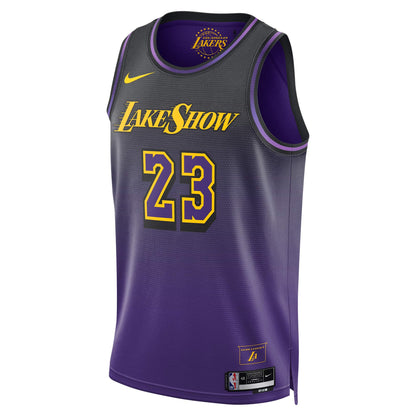 Nike Men's NBA Lebron James Los Angeles Lakers 2024/25 City Edition Swingman Jersey