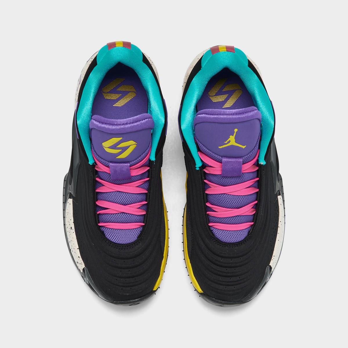 [fq8185-002] Grade School Air Jordan Luka 3 'black Hyper Jade Pink'