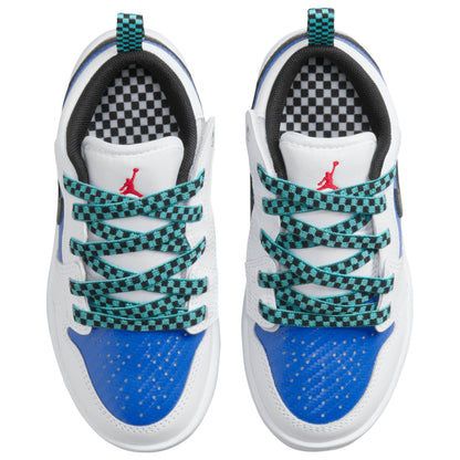[fq8708-100] Preschool Air Jordan Retro 1 Low Alt Se 'white Hyper Royal'
