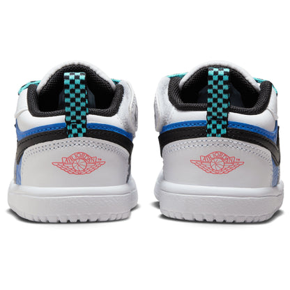 [fq8710-100] Toddlers Air Jordan Retro 1 Low Alt Se 'white Hyper Royal Hyper Jade Black'