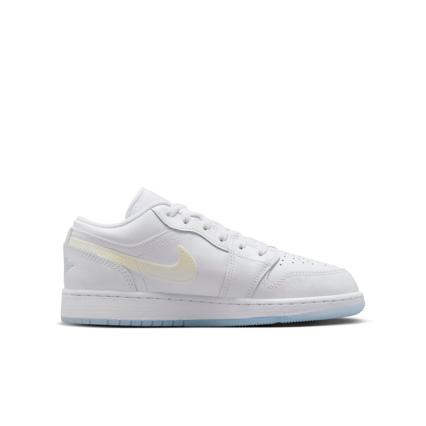 Grade School Air Jordan Retro 1 Low Se 'Glitter Swooshes' (Gs)