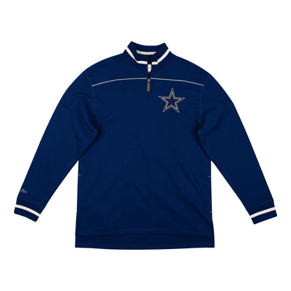 Mitchell & Ness Men's NFL Team Issued French Terry 1/4 Zip Dallas Cowboys