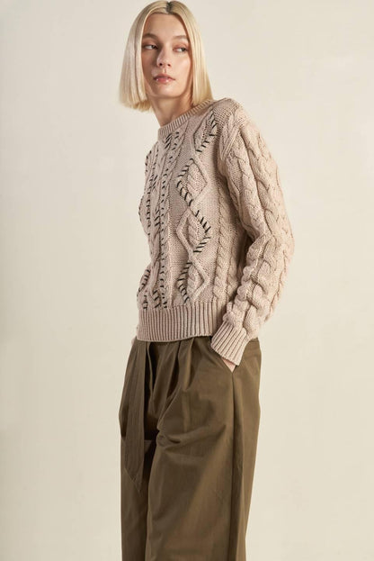Little Bit in Love Sweater Knit Top