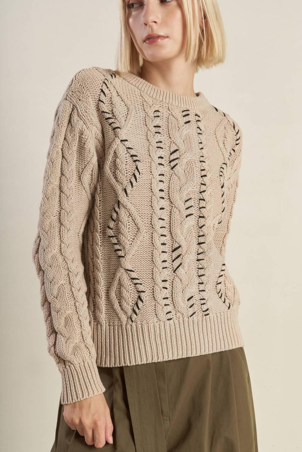 Little Bit in Love Sweater Knit Top