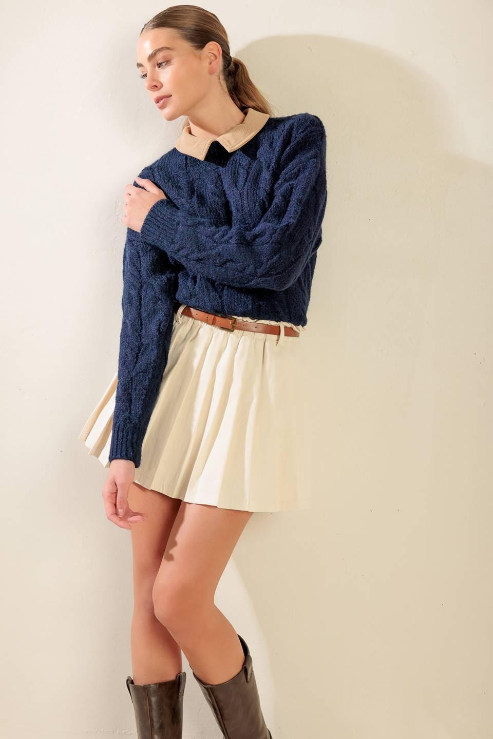 Totally Smitten Pullover Sweater Top