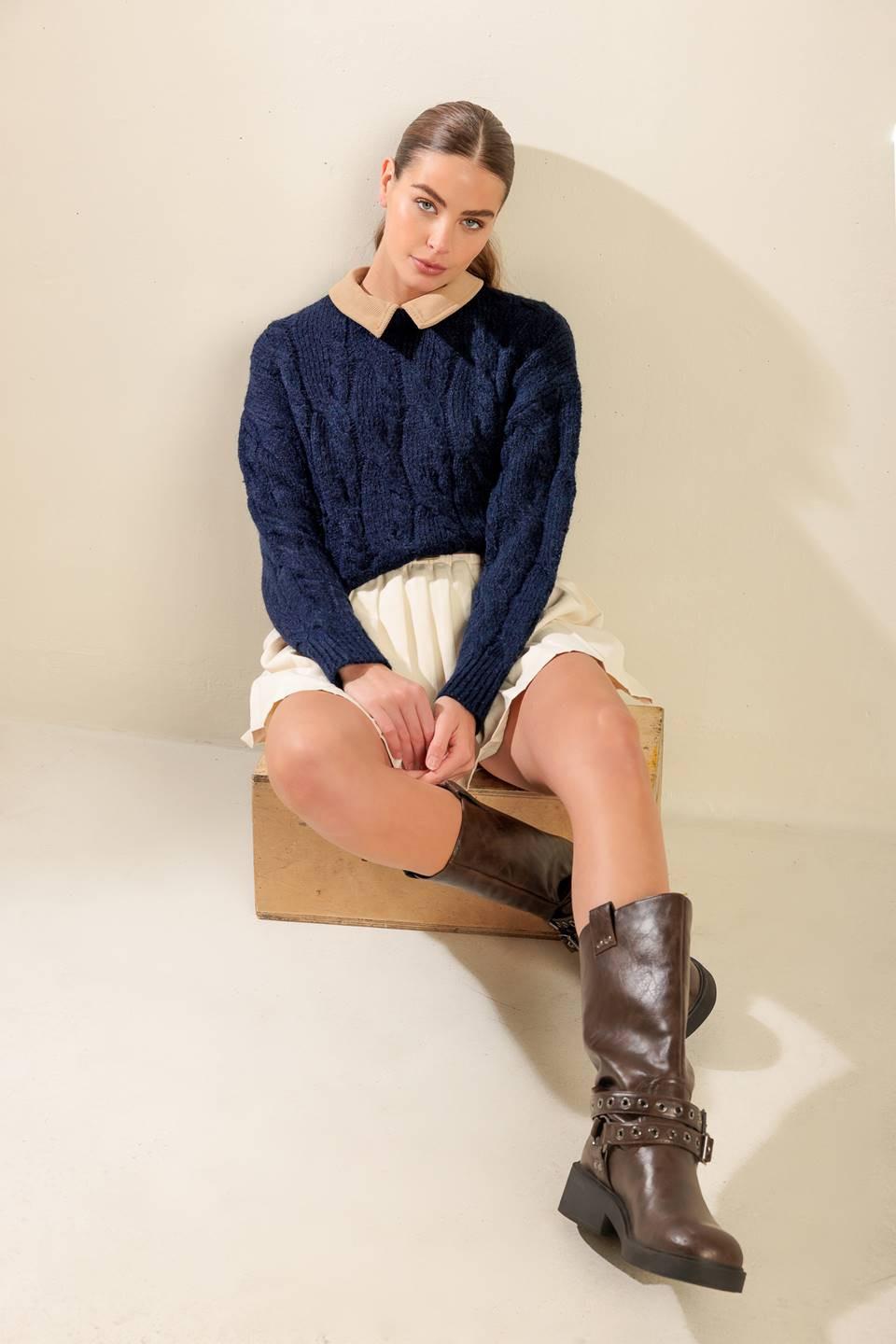 Totally Smitten Pullover Sweater Top