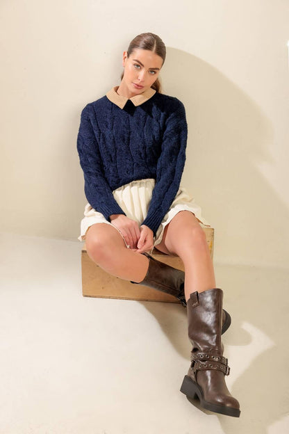 Totally Smitten Pullover Sweater Top