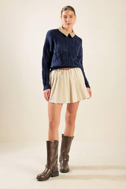 Totally Smitten Pullover Sweater Top