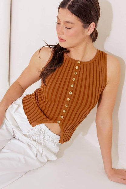 When on Door Opens Sweater Knit Top