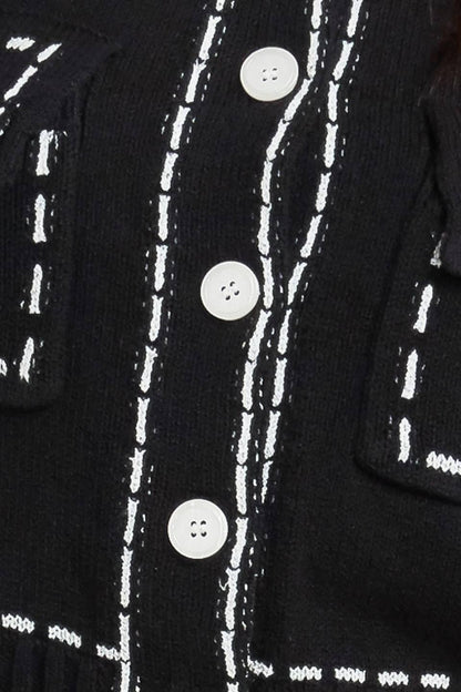 Mono Frame Sweater Knit Top