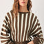 BROWN/IVORY
