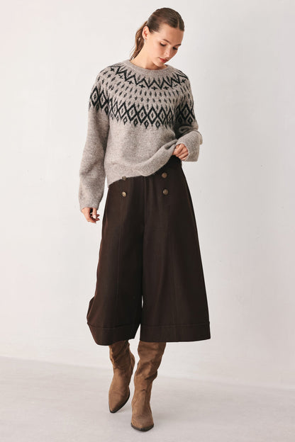 Cabin Light Serenade Sweater Knit Pullover Top