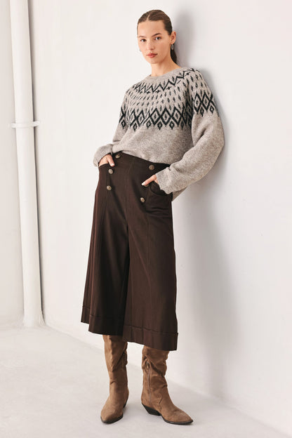 Cabin Light Serenade Sweater Knit Pullover Top