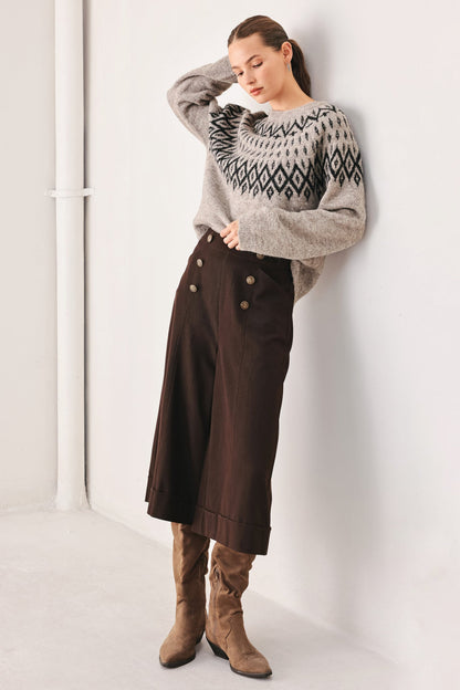 Cabin Light Serenade Sweater Knit Pullover Top