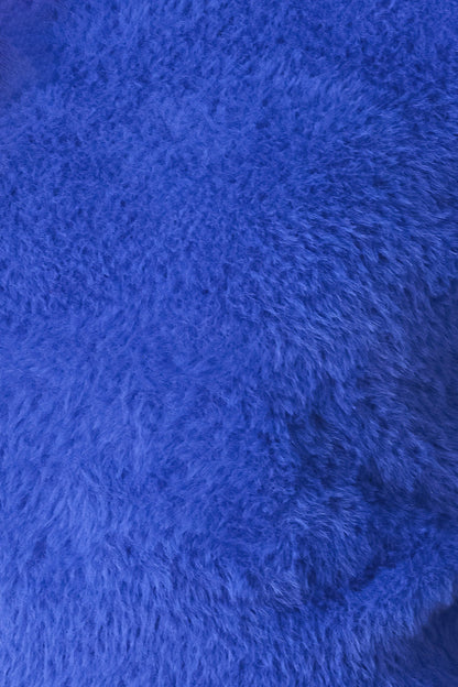 Color Pop Fuzzy Sweater Top