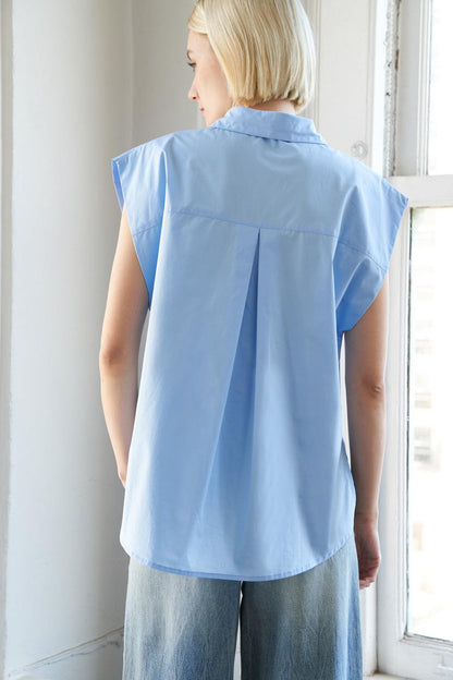Much to Celebrate Poplin Top