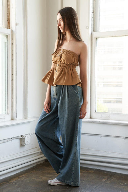 Darling Image Woven Top