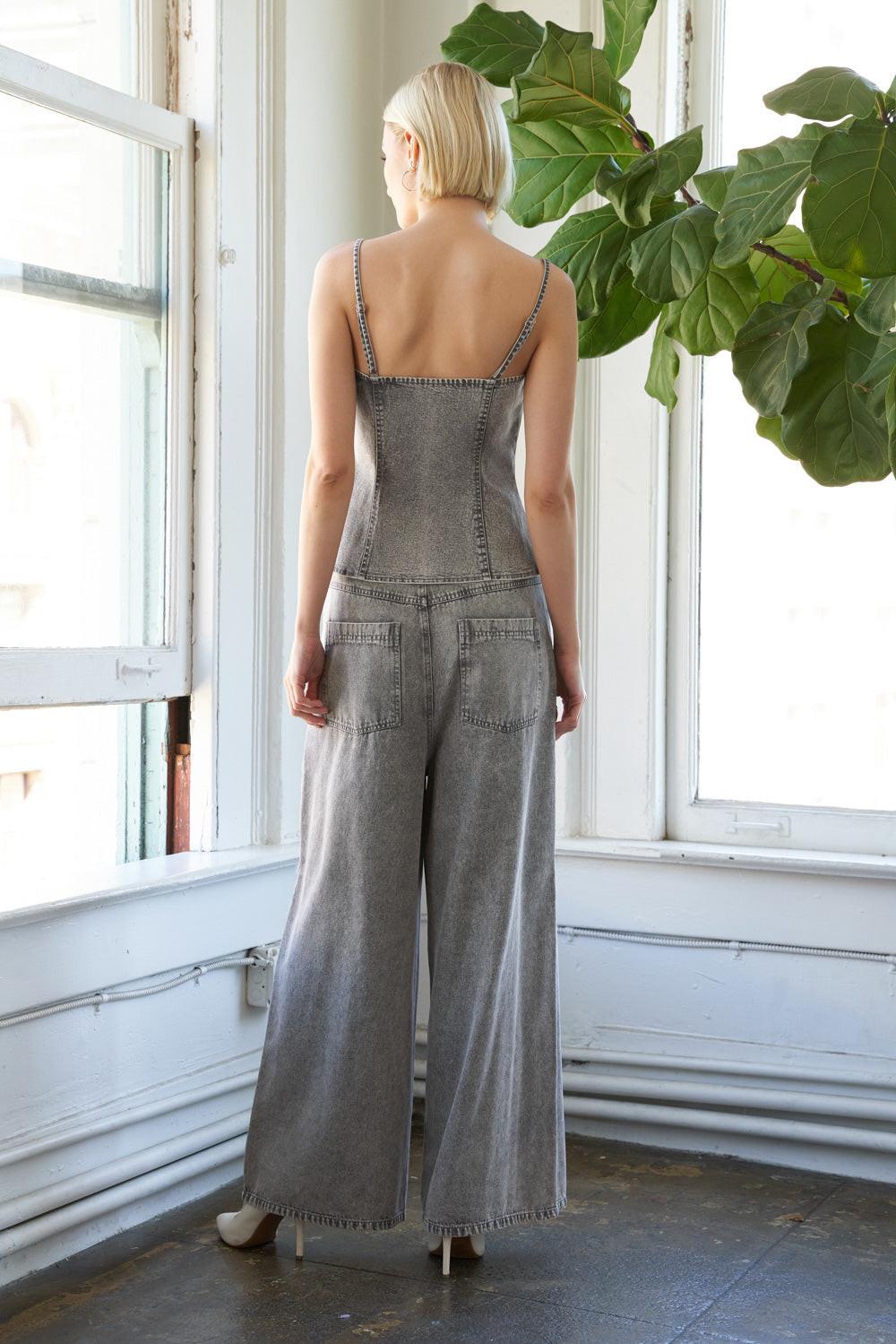 Sleek Essence Denim Top